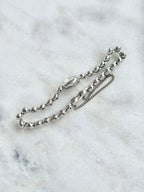 Rare 1980s Seiko Mini Beaded Silver Toned Bracelet