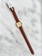 Vintage 1980s Seiko Exceline Gold-plated Textured Champagne Dial