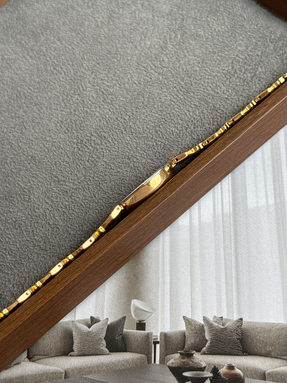 Rare Vintage 1990s ALBA by Seiko Gold Toned ‘Black Diamond’ Bracelet