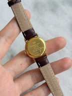 Vintage Raymond Weil 18k Gold-Plated Case with Date Window
