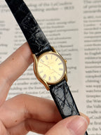 Rare Full Original Vintage Universal Geneve Gold-plated Sunburst Dial