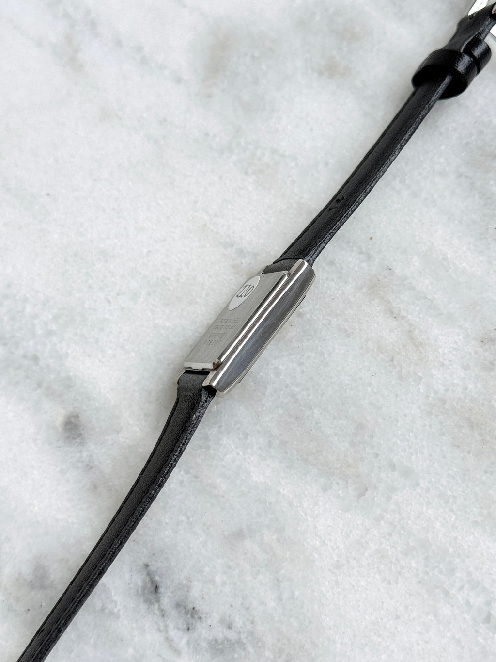 Vintage Alba Black Diagonal Stripes Stainless Steel Tank