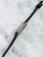 Vintage Alba Black Diagonal Stripes Stainless Steel Tank