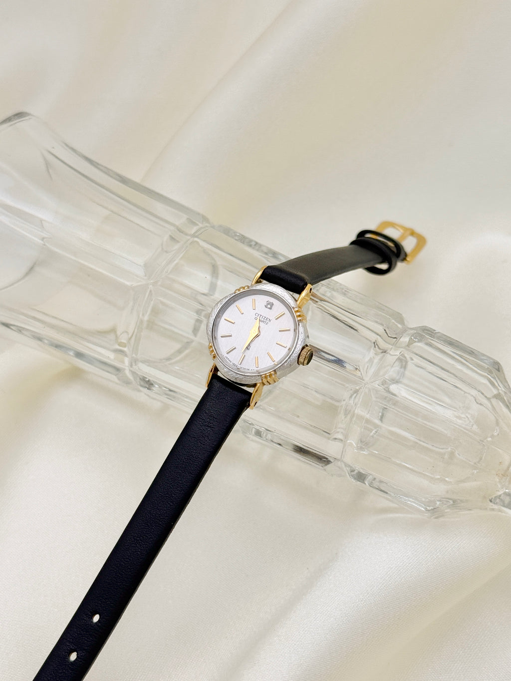 Rare Citizen Petite Textured Bezel with Gold Accents