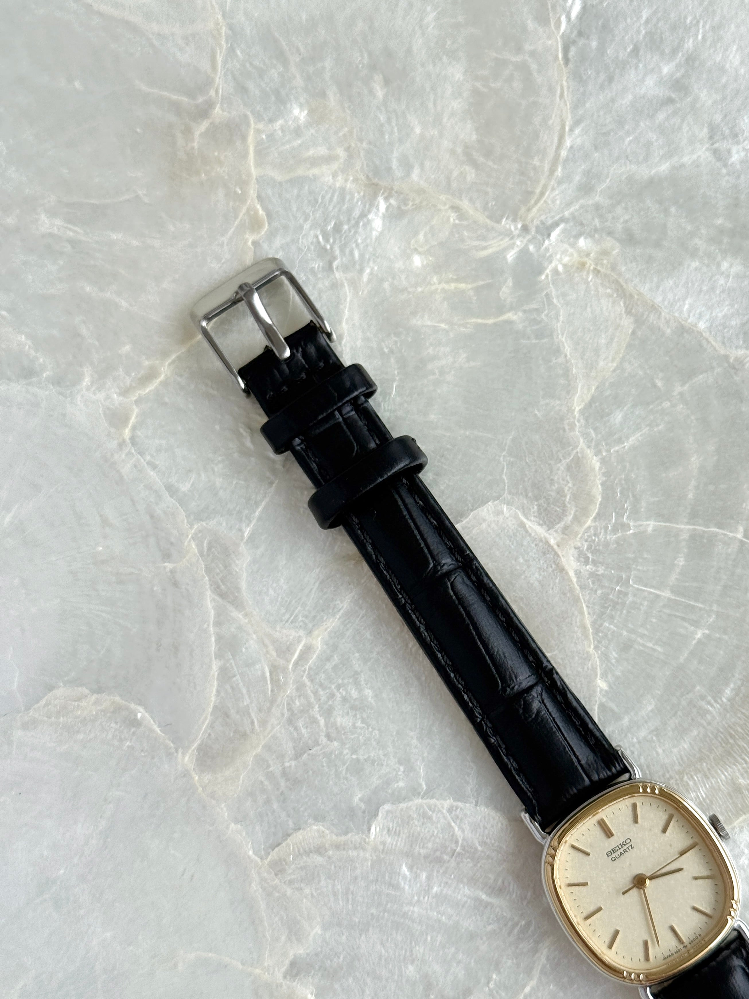 Vintage Seiko Two Toned Cushion Case Champagne Dial
