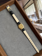 Rare Vintage 1990-2000s Seiko Exceline Mother-of-pearl Oval Dial with Diamonds