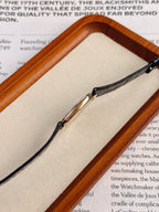 Rare Full Original Vintage Seiko Lassale Ultra-Thin Profile "Black Moon"