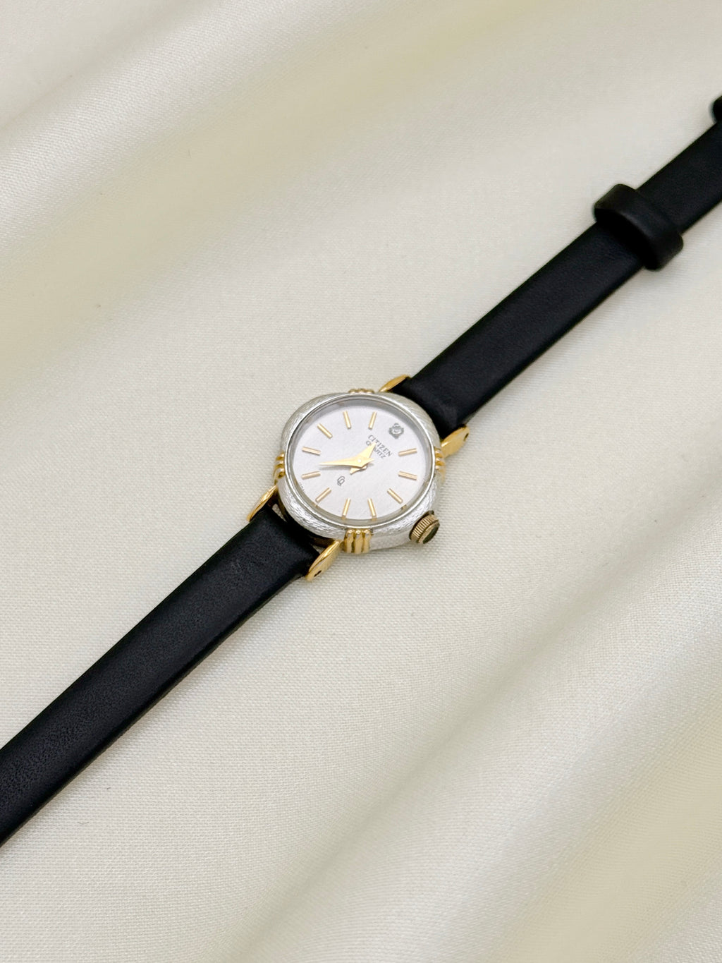 Rare Citizen Petite Textured Bezel with Gold Accents