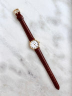 Vintage Raymond Weil 18k Gold-Plated Case with Date Window