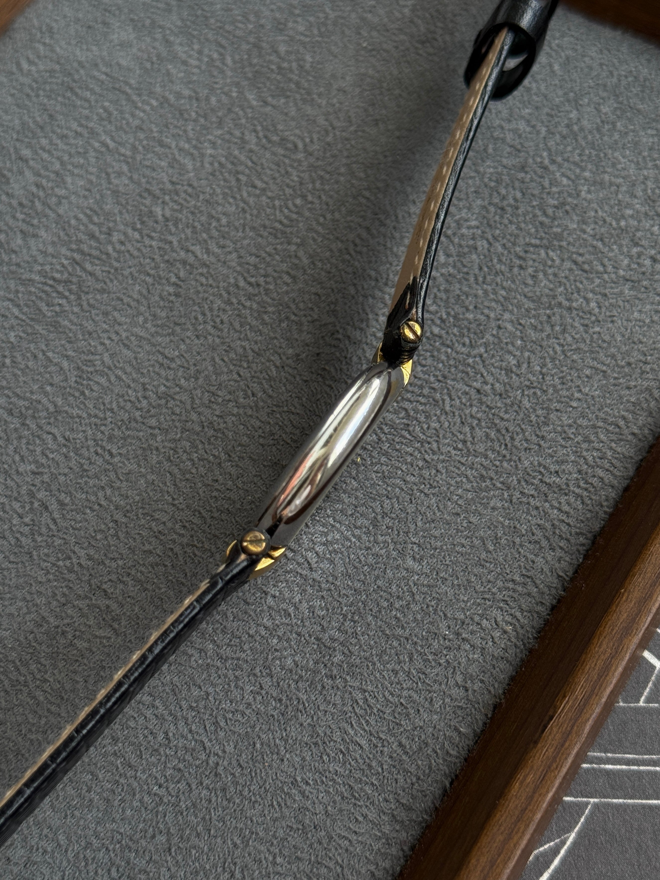 Rare Vintage 1990s Lanvin 30mm Roman Numerals with Date Indicator