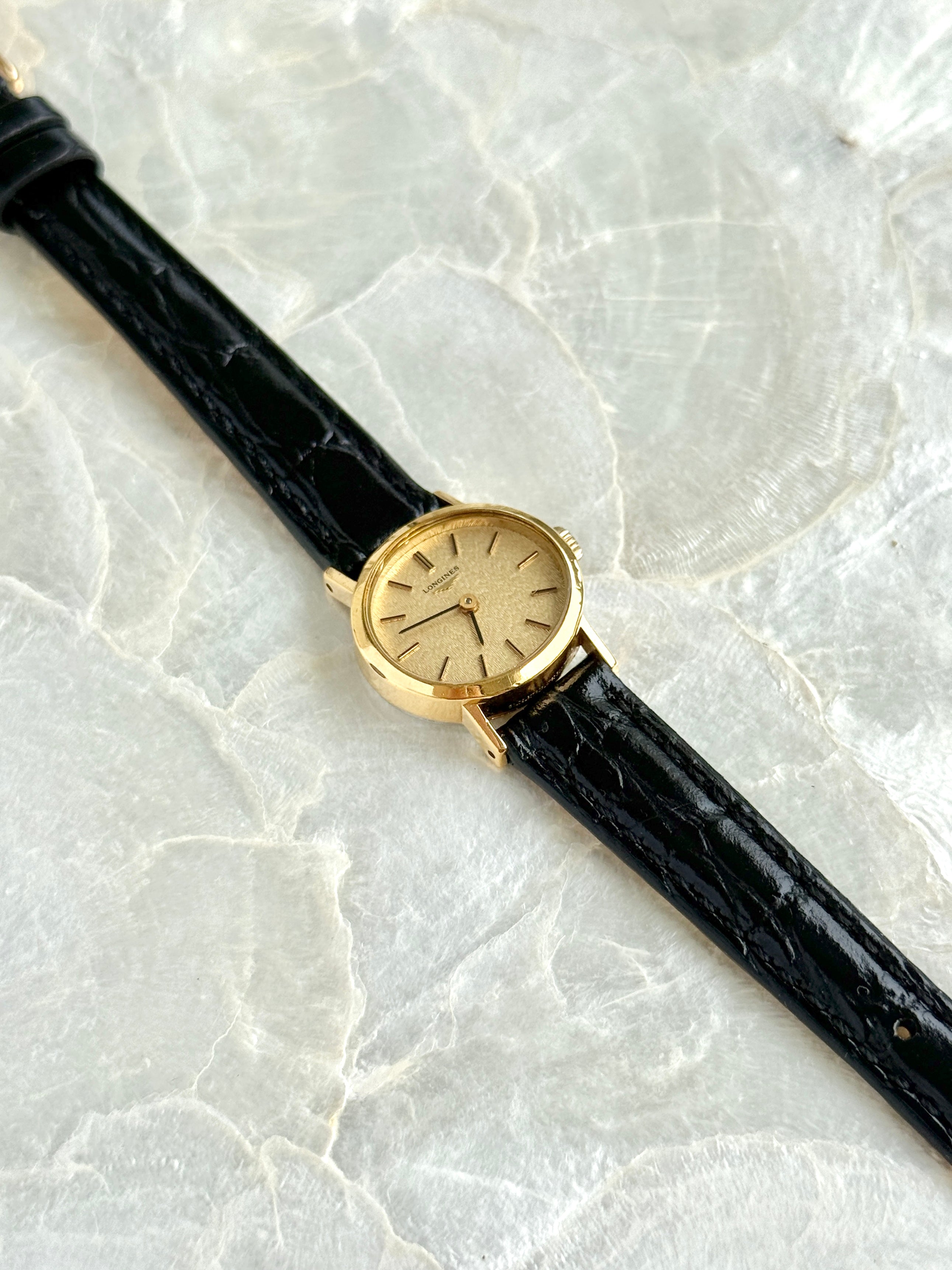 Rare Vintage 1970s Longines Gold-Plated Mechanical Manual Winding