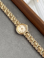 Vintage 1992 Seiko Tissé Champagne Gold Toned with Roman Dial