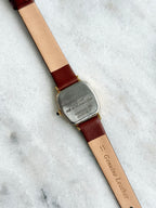 Vintage 1980s Seiko Exceline Gold-plated Textured Champagne Dial