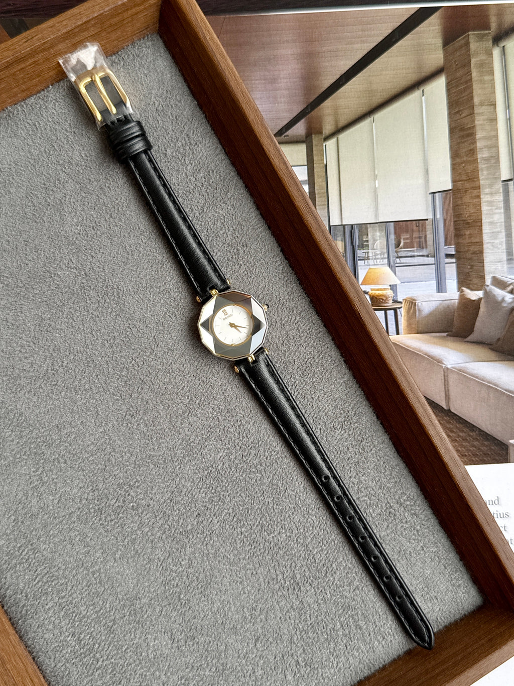 Rare Vintage 1989 Seiko Star-cut Faceted Glass