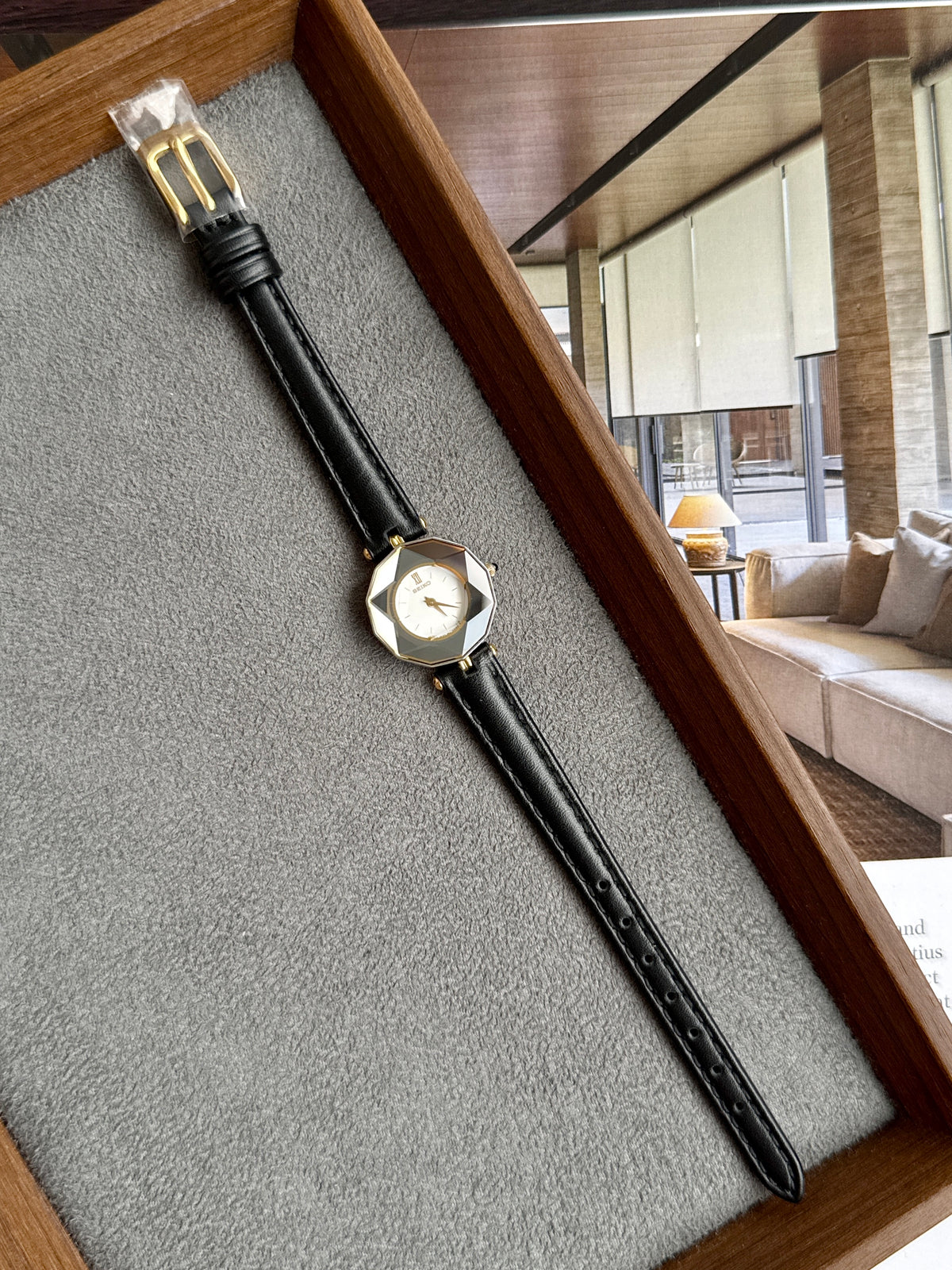 Rare Vintage 1989 Seiko Star-cut Faceted Glass