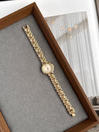 Vintage 1992 Seiko Tissé Champagne Gold Toned with Roman Dial