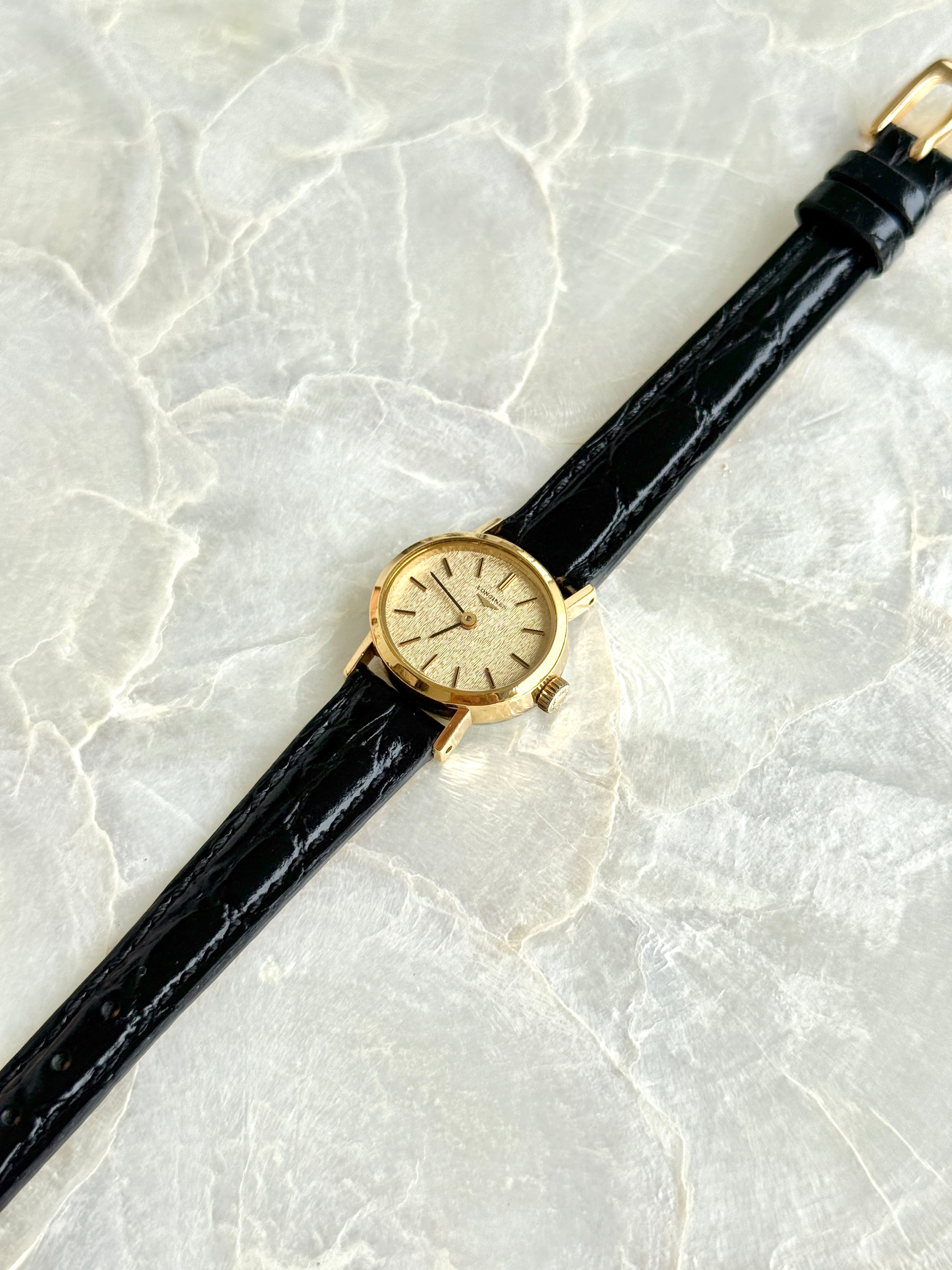 Rare Vintage 1970s Longines Gold-Plated Mechanical Manual Winding
