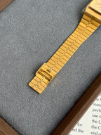 Vintage 29mm Armitron Deauville Square Case in Full Gold Tone