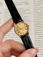 Rare Full Original Vintage Universal Geneve Gold-plated Sunburst Dial