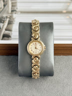 Vintage 1992 Seiko Tissé Champagne Gold Toned with Roman Dial