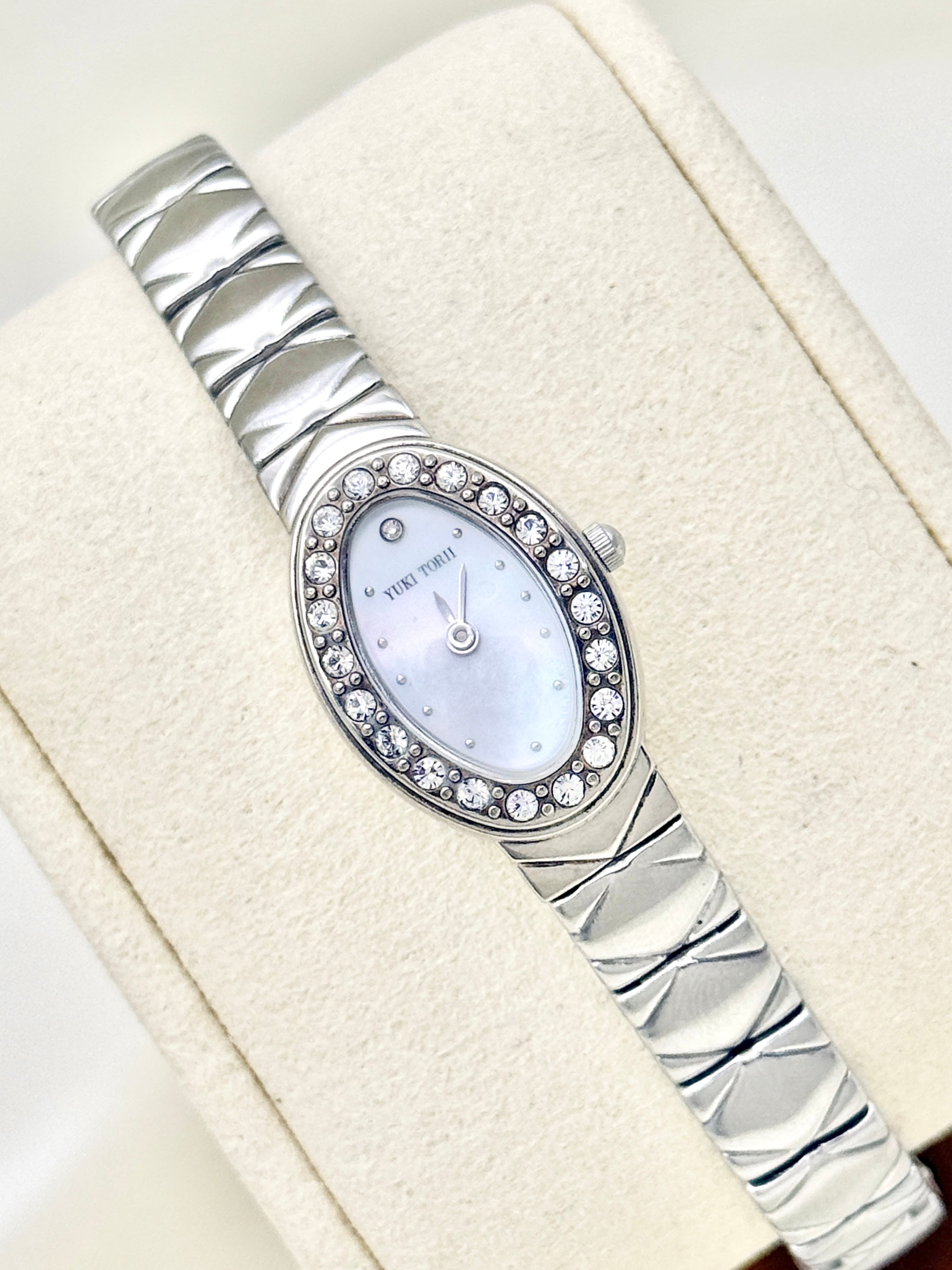 Yuki Torii Silver 'Baignoire' Style with MOP Dial