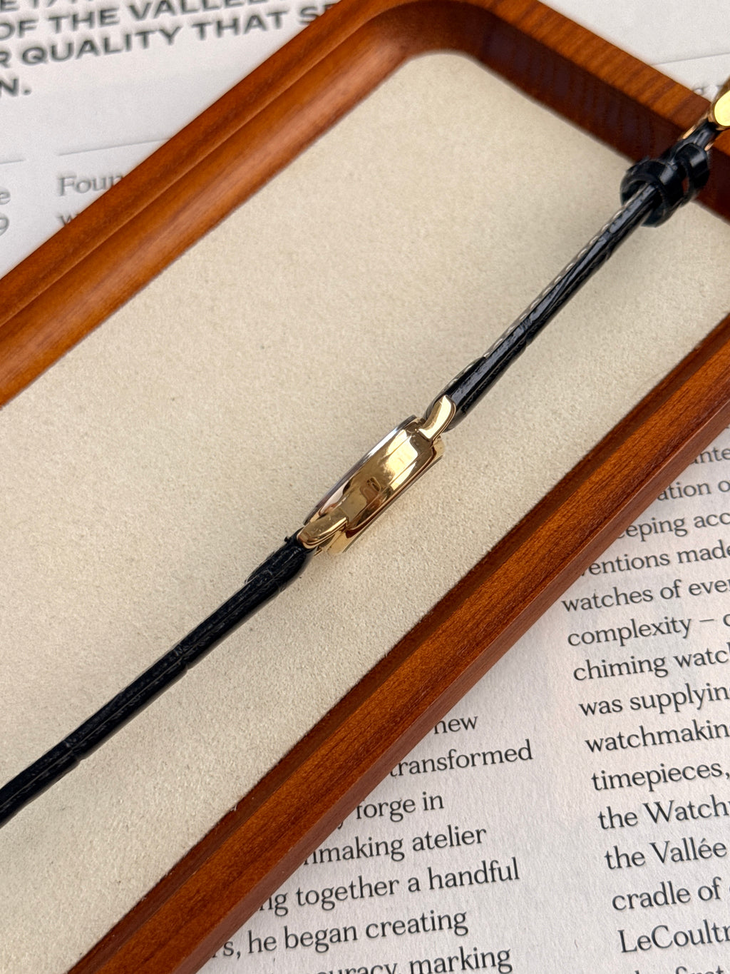 Vintage Alba Black Dial Breguet Numerals with Sub-Second Dial