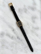 Rare Vintage Exceed Madam by Citizen Gold Shimmer Black Framed Tank