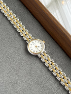 Vintage 1992 Seiko Tissé Two Toned with White Roman Dial