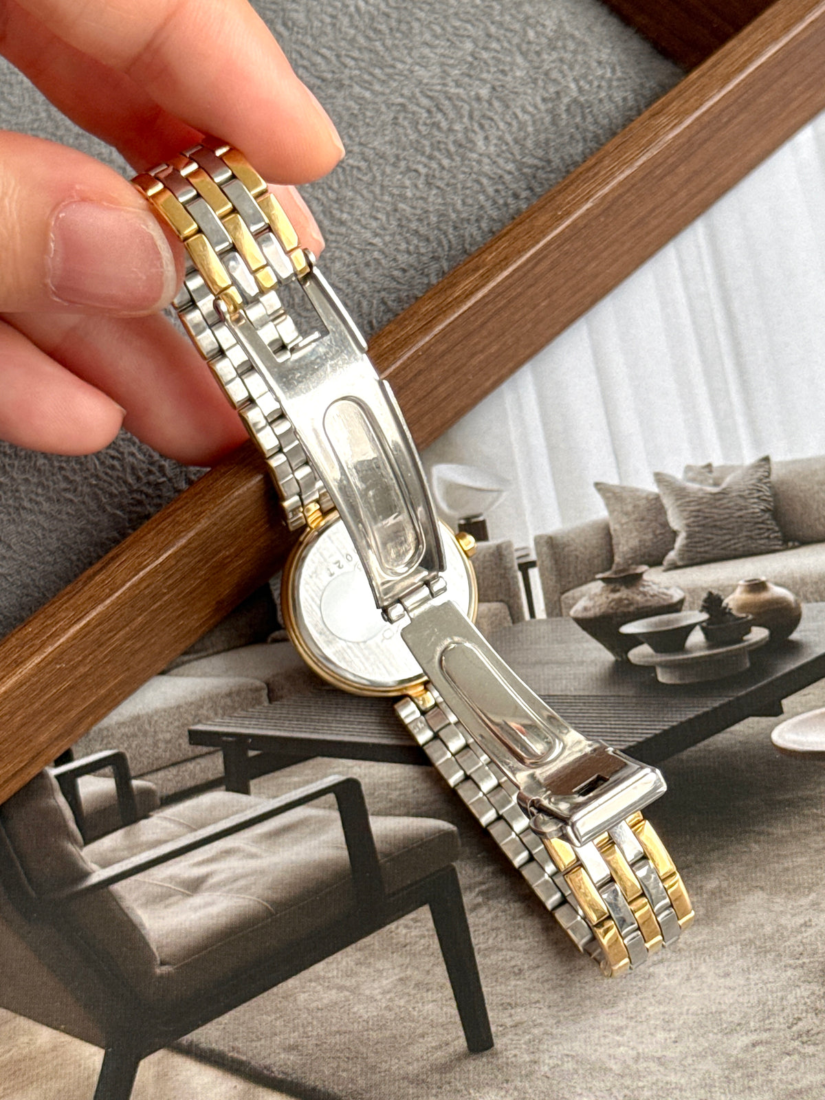 Vintage 1991 Seiko Creo Two Toned Multi-link Bracelet