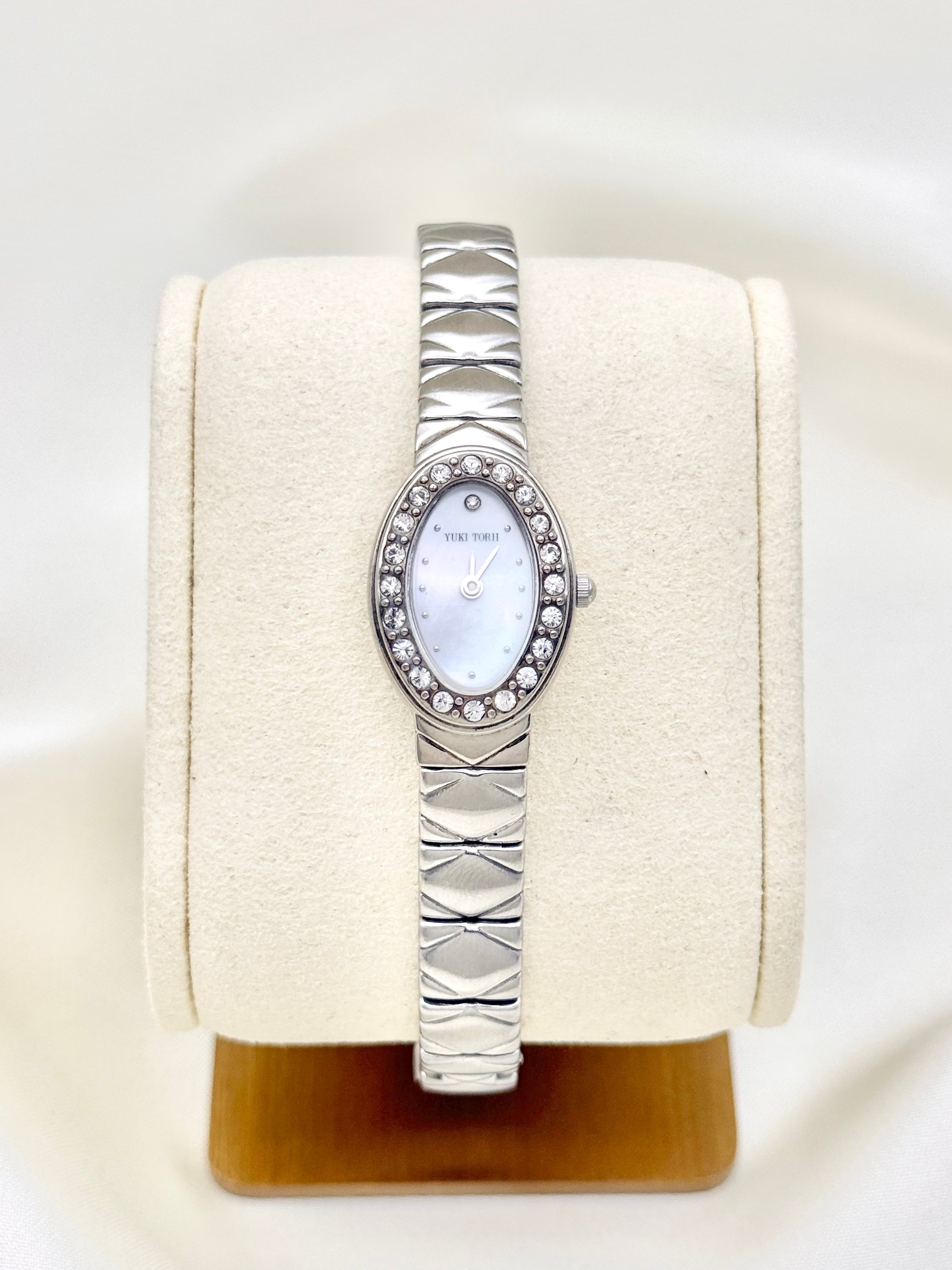 Yuki Torii Silver 'Baignoire' Style with MOP Dial