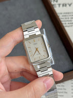 Rare 1980s Vintage 27mm Seiko Dolce Window Pane Links