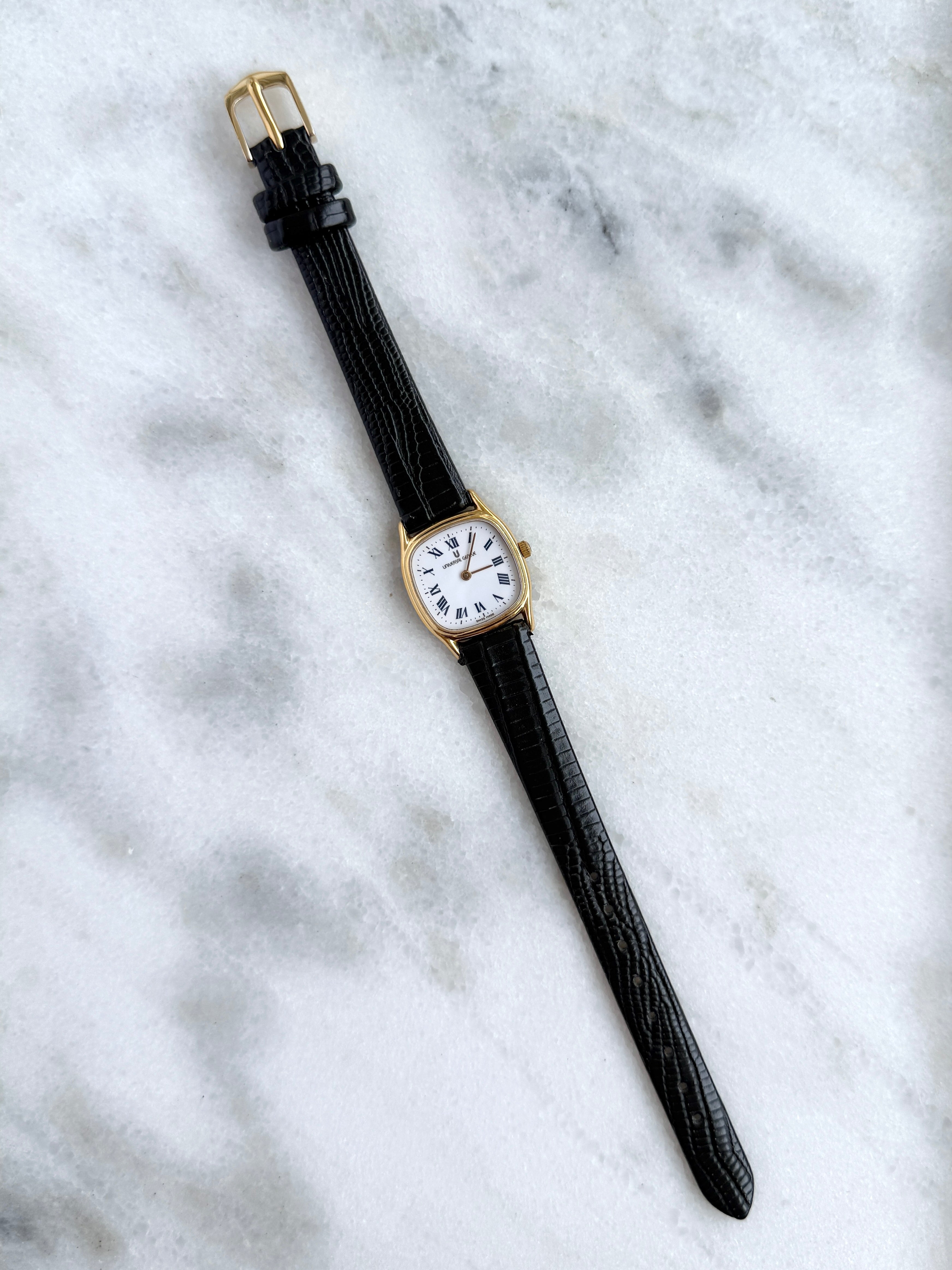 Vintage Universal Genève Swiss Made Petite Roman Square Tank