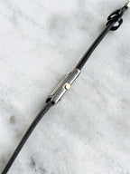 Vintage Alba Black Diagonal Stripes Stainless Steel Tank