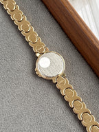 Vintage 1992 Seiko Tissé Champagne Gold Toned with Roman Dial
