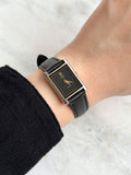 Vintage Alba Black Diagonal Stripes Stainless Steel Tank