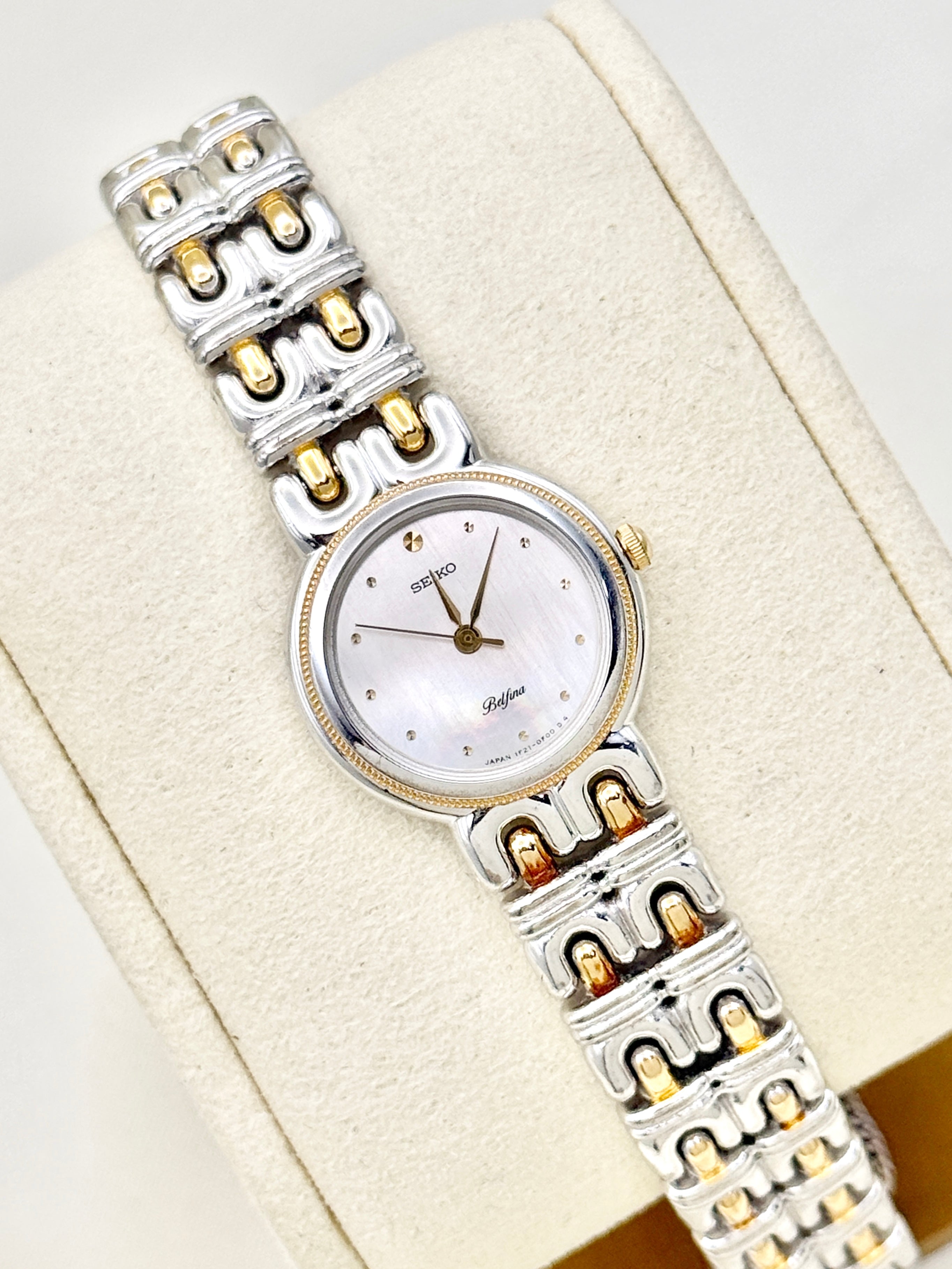 Rare Vintage Seiko Belfina with MOP Dial