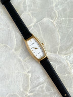 Rare Vintage Citizen Gold Toned Elongated Tonneau Case