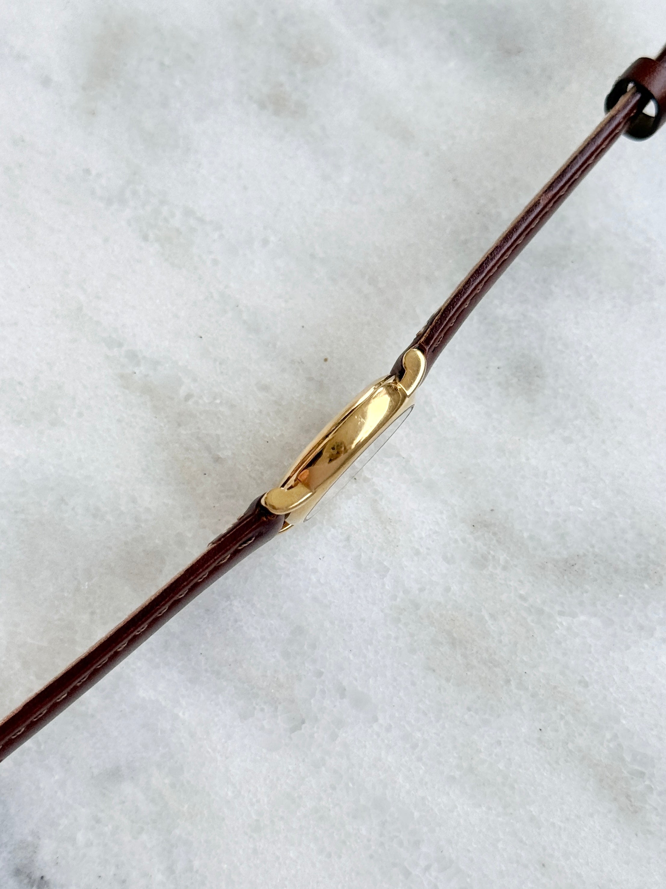Vintage Raymond Weil 18k Gold-Plated Case with Date Window