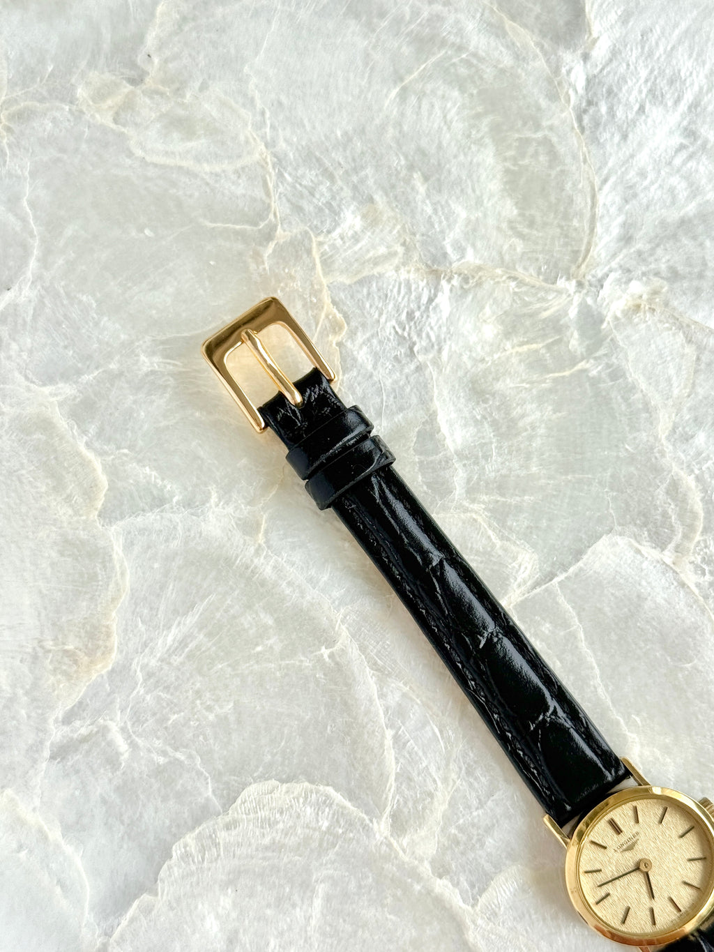 Rare Vintage 1970s Longines Gold-Plated Mechanical Manual Winding