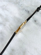 Vintage YSL 32mm Large Octagonal Gray Sunburst Dial