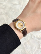Very Rare Vintage 1990s Seiko Age of Discovery - Ladies Golden Globe