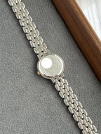 Vintage 1992 Seiko Tissé Two Toned with White Roman Dial