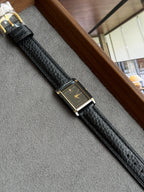 Rare Vintage 1985 Seiko Exceline Ceramic Case All-Black Tank