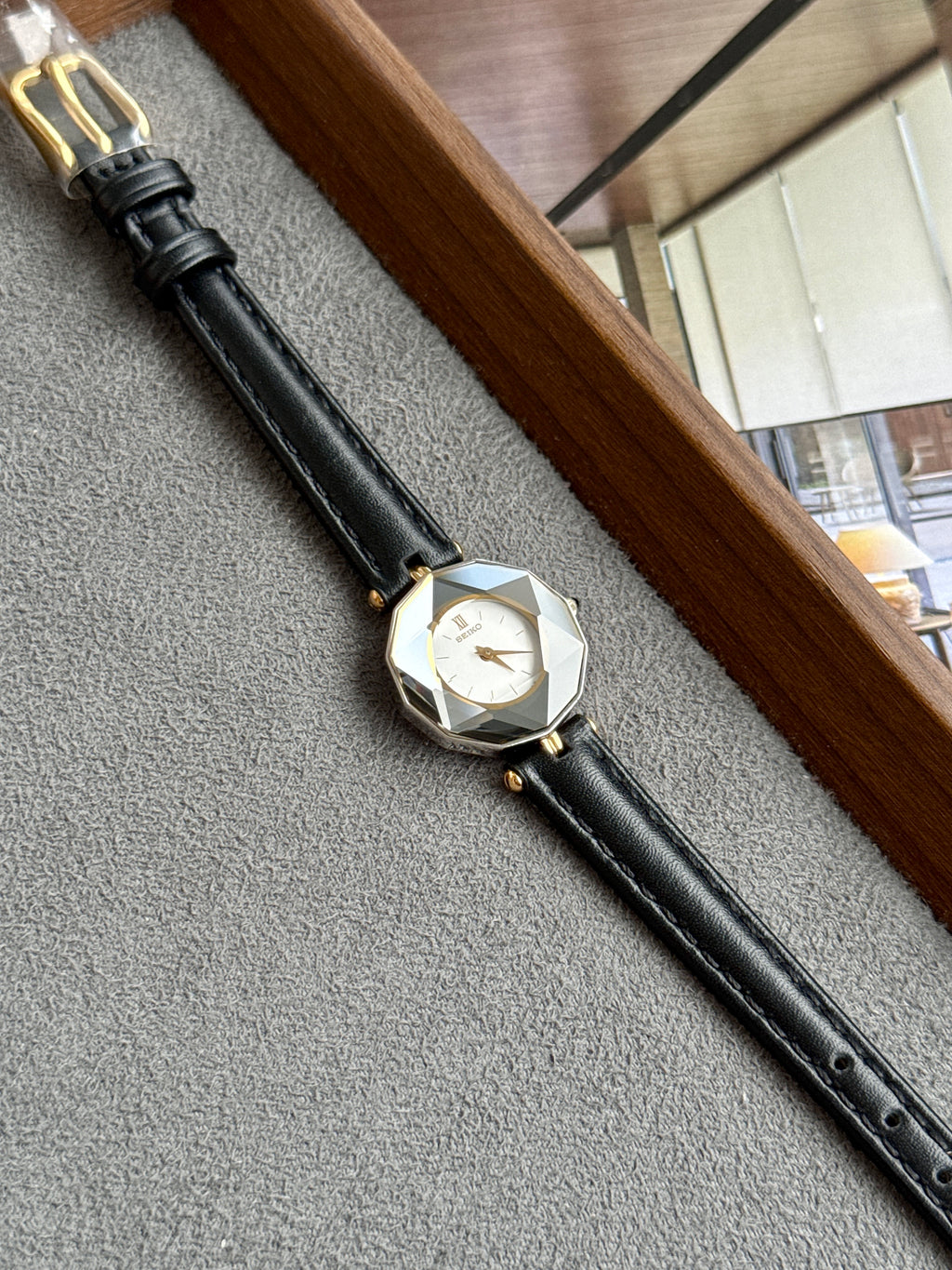 Rare Vintage 1989 Seiko Star-cut Faceted Glass