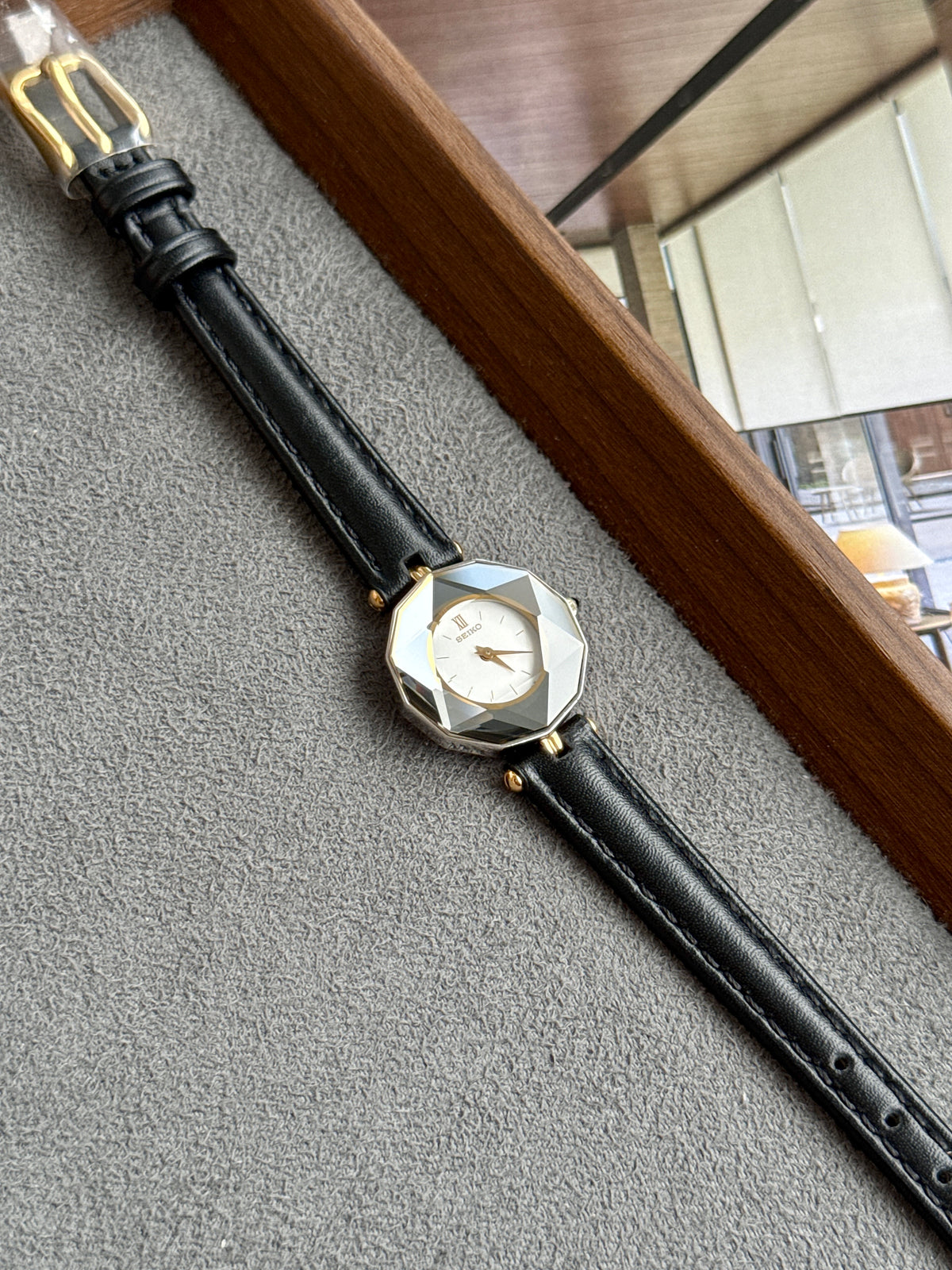Rare Vintage 1989 Seiko Star-cut Faceted Glass