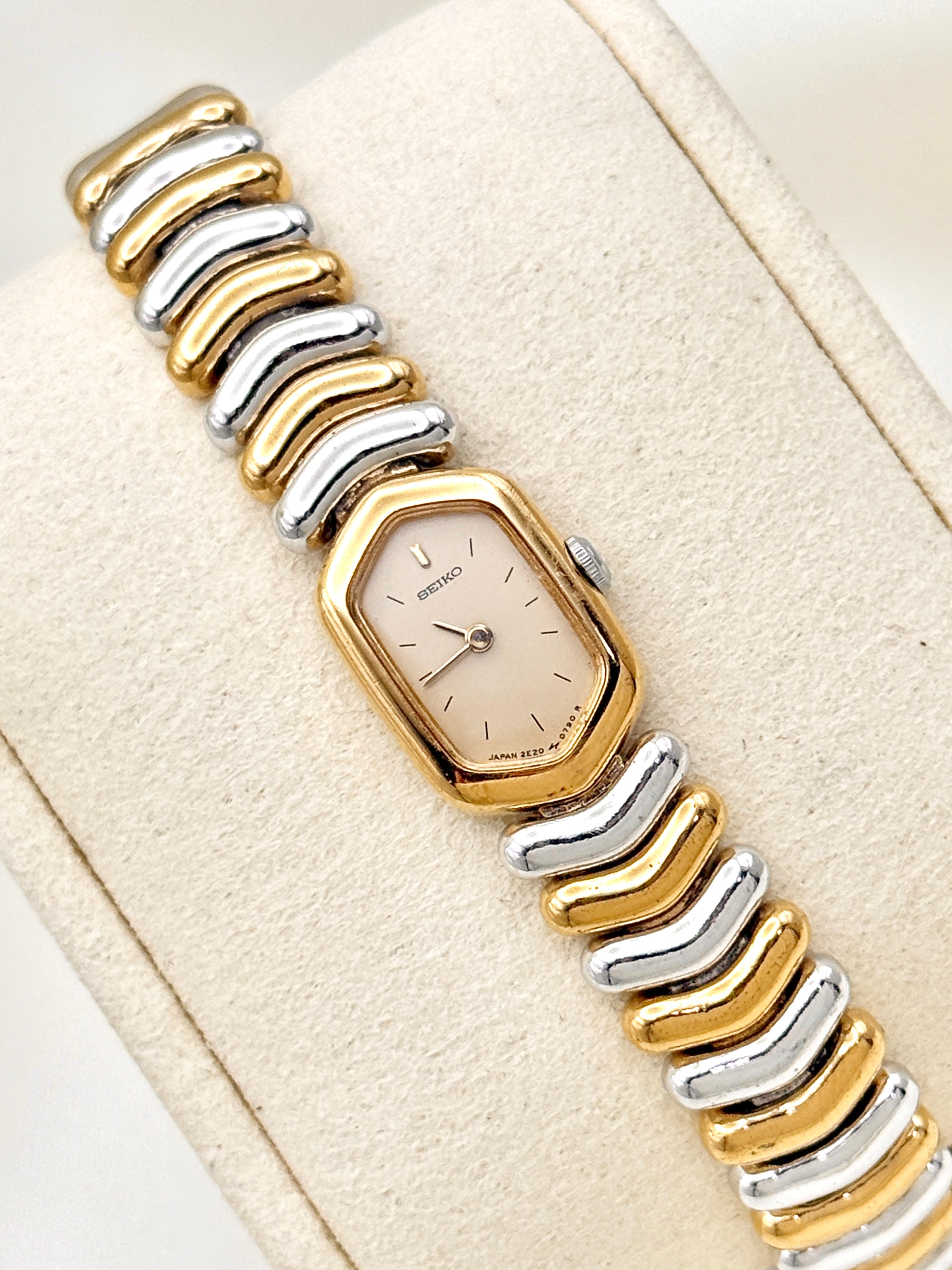 Rare Vintage Seiko Two Toned Hexagon Dial