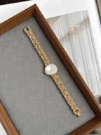 Vintage 1992 Seiko Tissé Champagne Gold Toned with Roman Dial