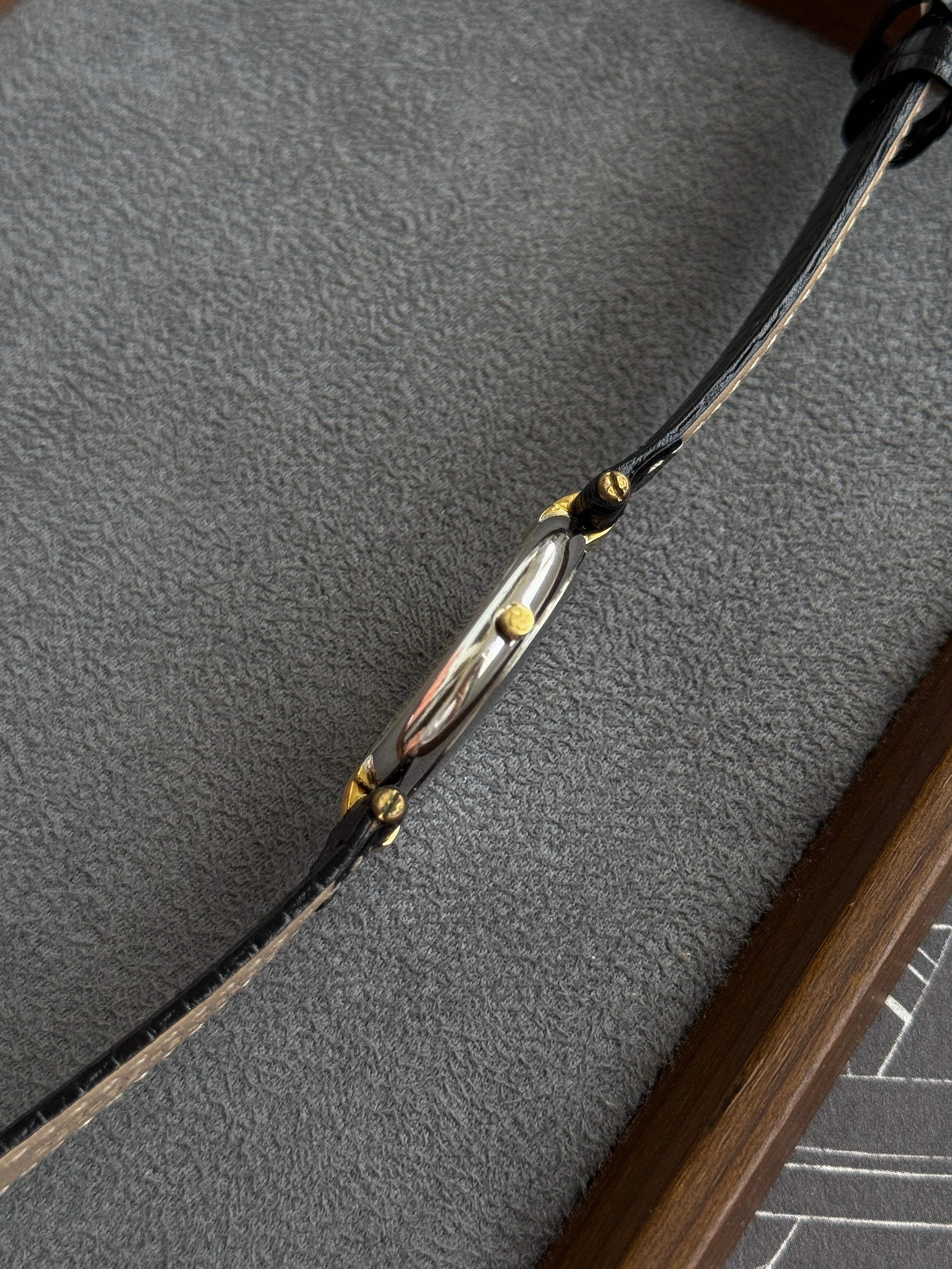 Rare Vintage 1990s Lanvin 30mm Roman Numerals with Date Indicator