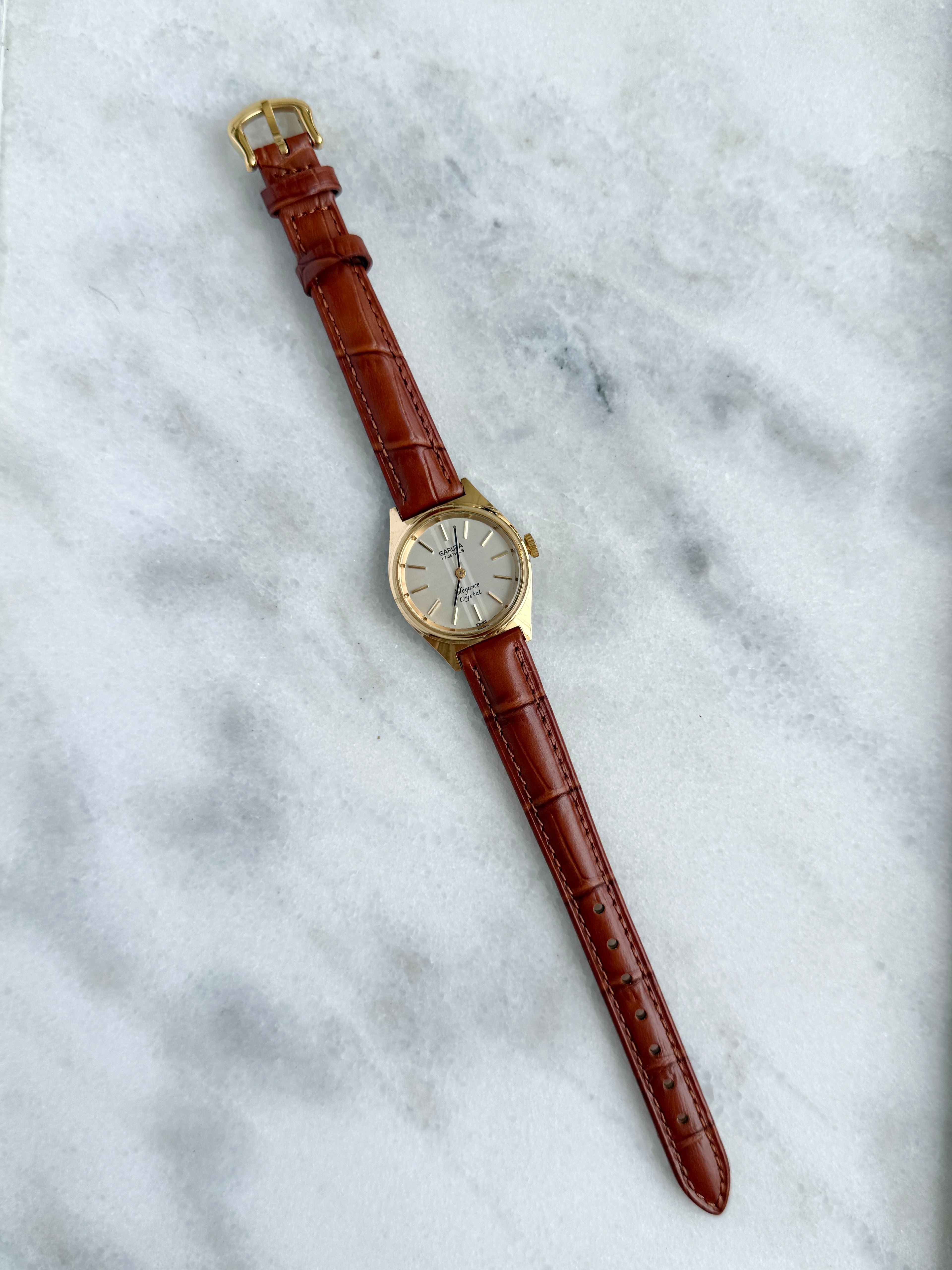 Vintage 1980s Garuda Swiss Mechanical Manual Winding