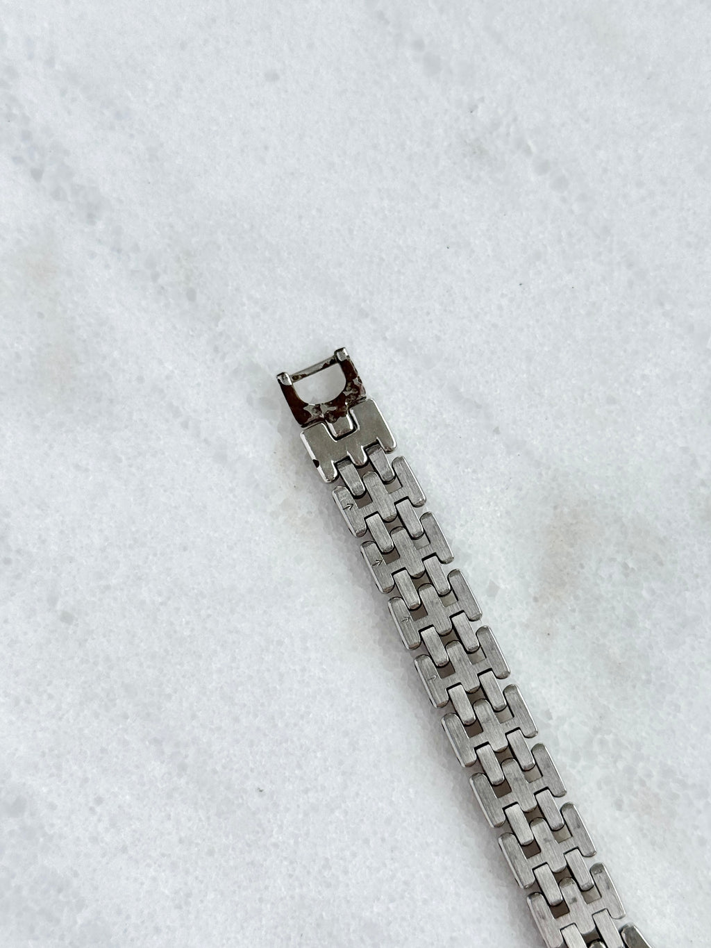 Vintage Exceed by Citizen Mother-of-pearl Dial with Beads-of-Rice Bracelet